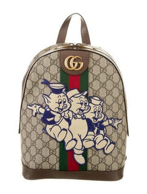 three little pigs gucci backpack|Gucci flying pig sweatshirt.